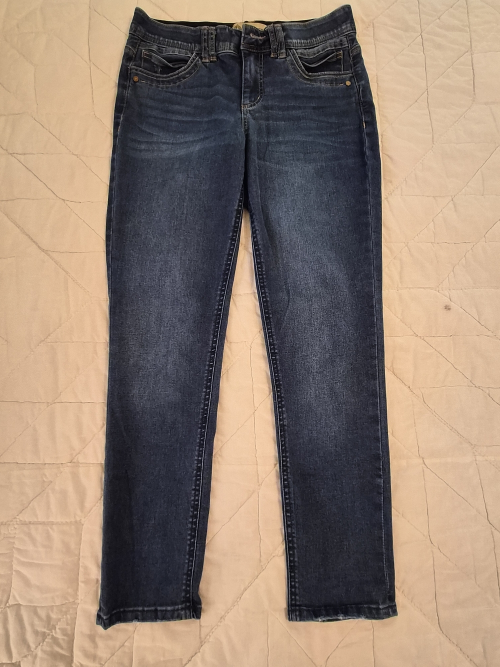 Democracy 'Ab Tech' Mid-Rise Skinny Jeans w/ Comfort Waistband -Size 6